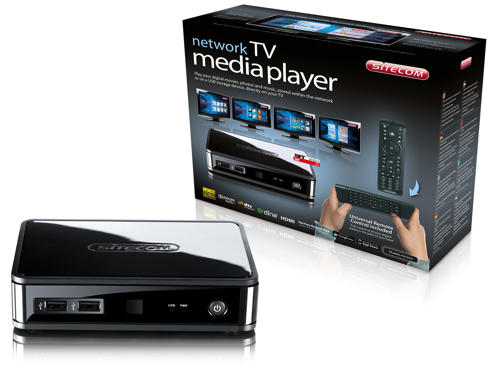 Sitecom Network TV Media Player MD-273