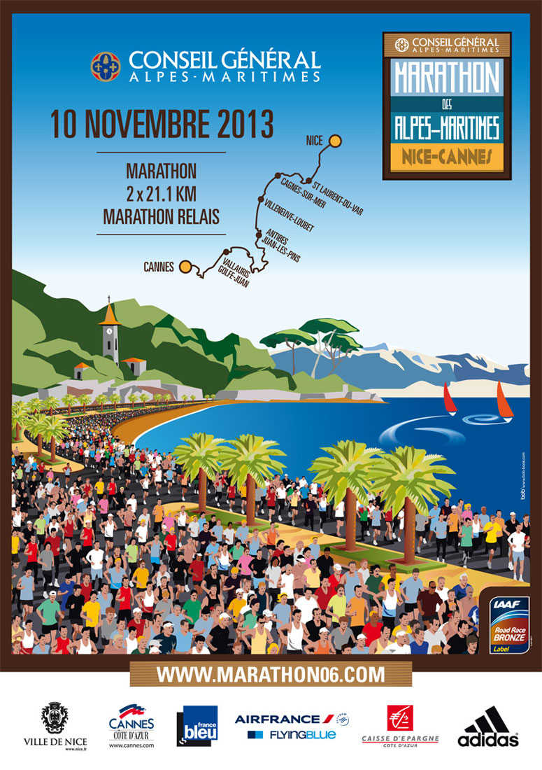 La mia maratona: Nizza – Cannes 2013
